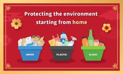 Year-end cleaning clean the home and protect the environment