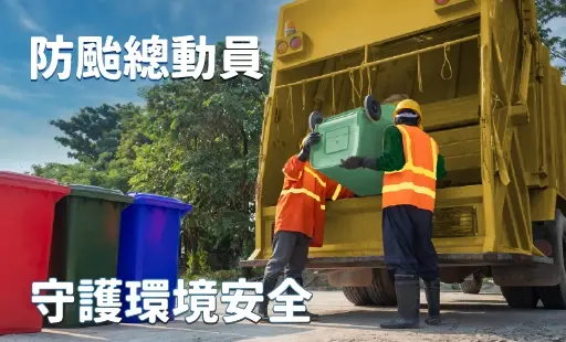 防颱總動員 守護環境安全