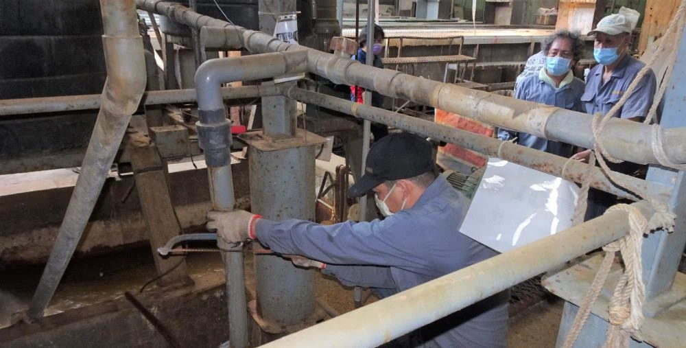 檢視「當場要求業者鋸斷不明管線」圖片