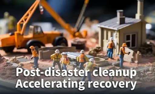 Post-disaster cleanup accelerating recovery
