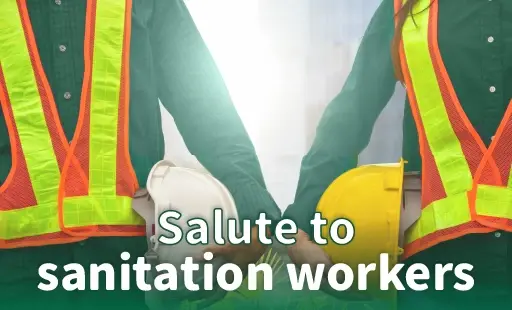 Salute to sanitation workers