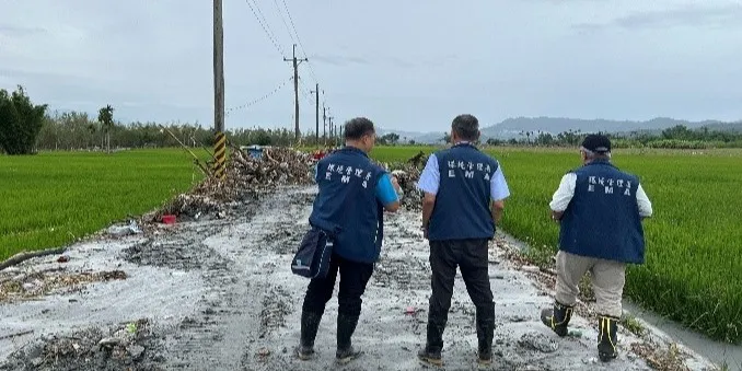 Northern Center of Environmental Management carrying out operations at the forward coordination post and conducting disaster assessments