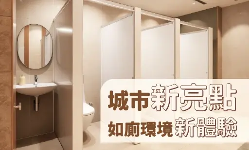城市新亮點，如廁環境新體驗