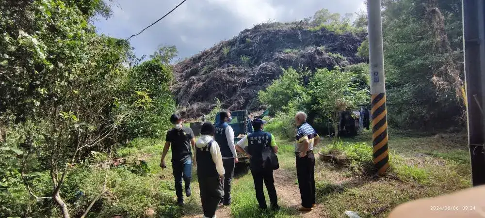 查緝廢樹枝（葉）棄置情形