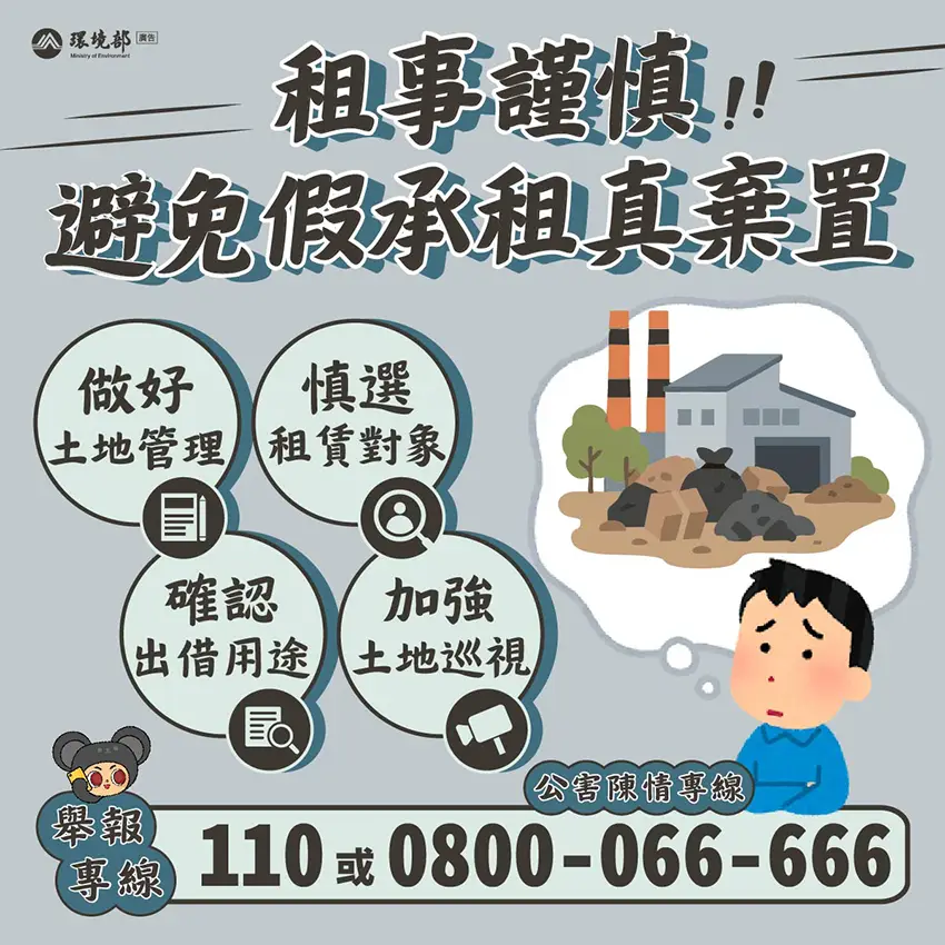 假租賃真棄置